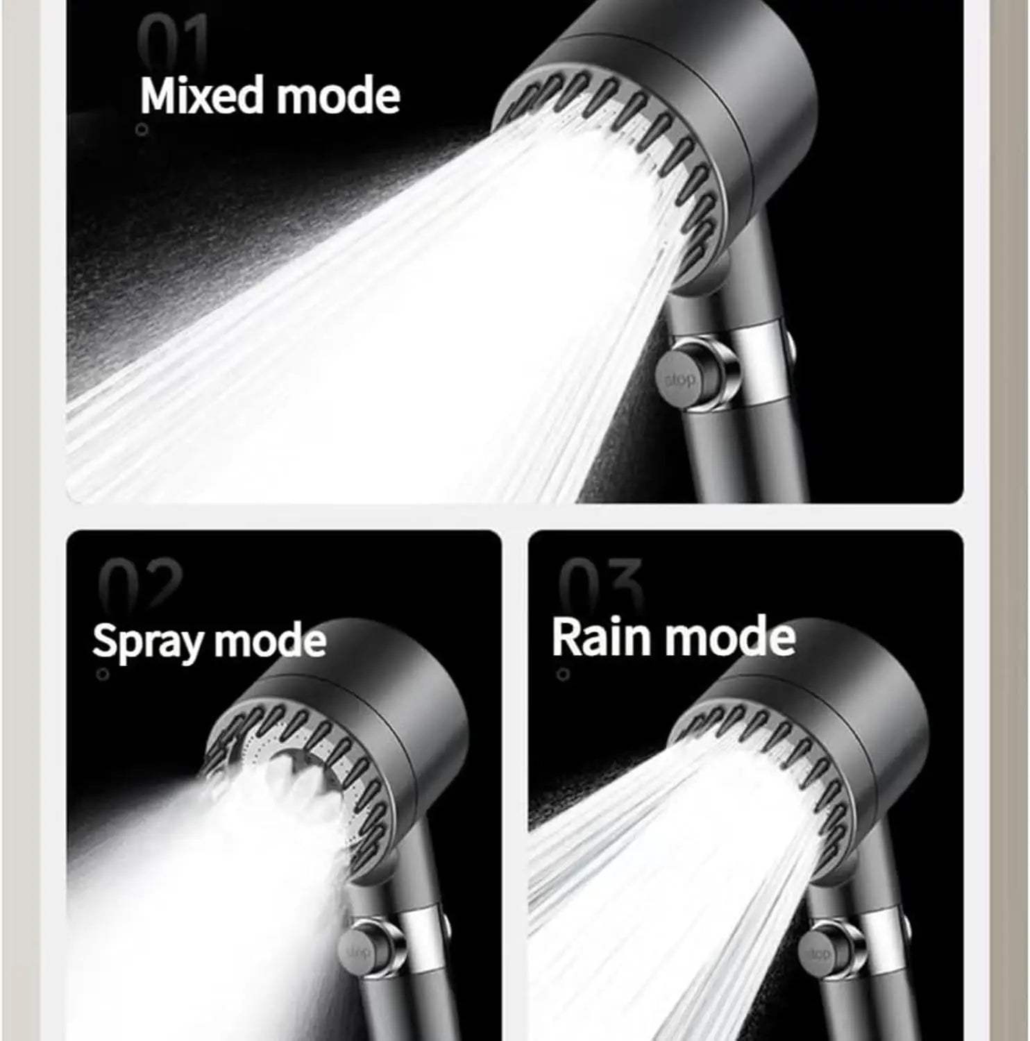 ELVIA™ HydroLux — Premium High-Pressure Shower Filter